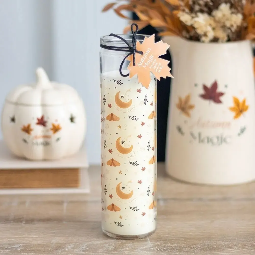 Candles - Autumn Magic Pumpkin Spice Tube Candle - SOMETHING DIFFERENT WHOLESALE