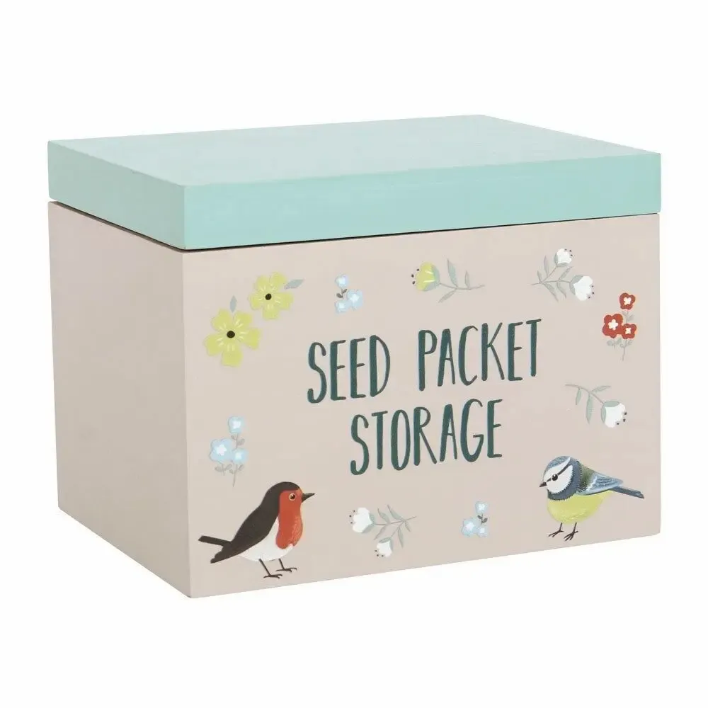 Garden accessories - British Garden Birds Seed Packet Storage Box - SOMETHING DIFFERENT WHOLESALE