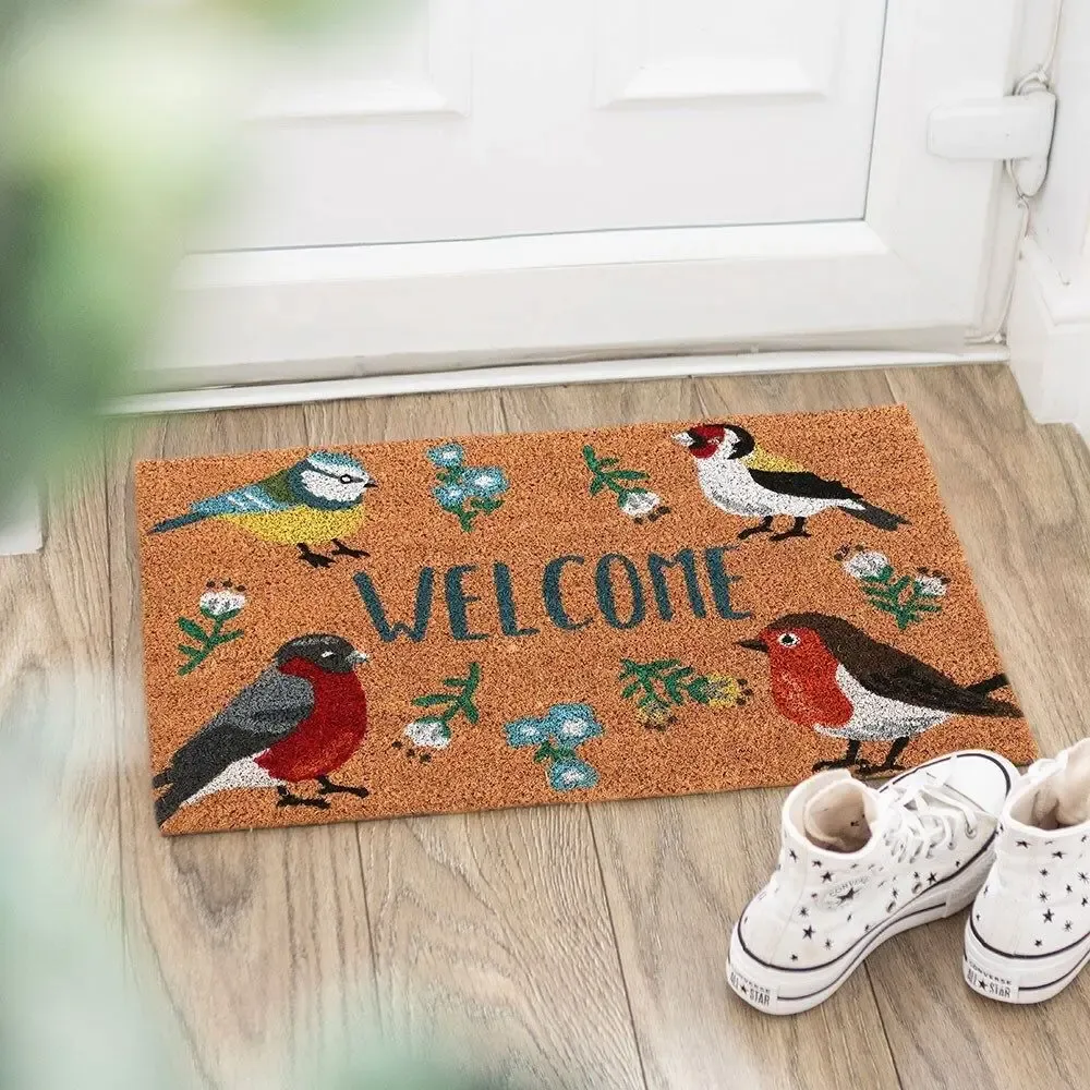 Rugs - Natural British Garden Birds Doormat - SOMETHING DIFFERENT WHOLESALE
