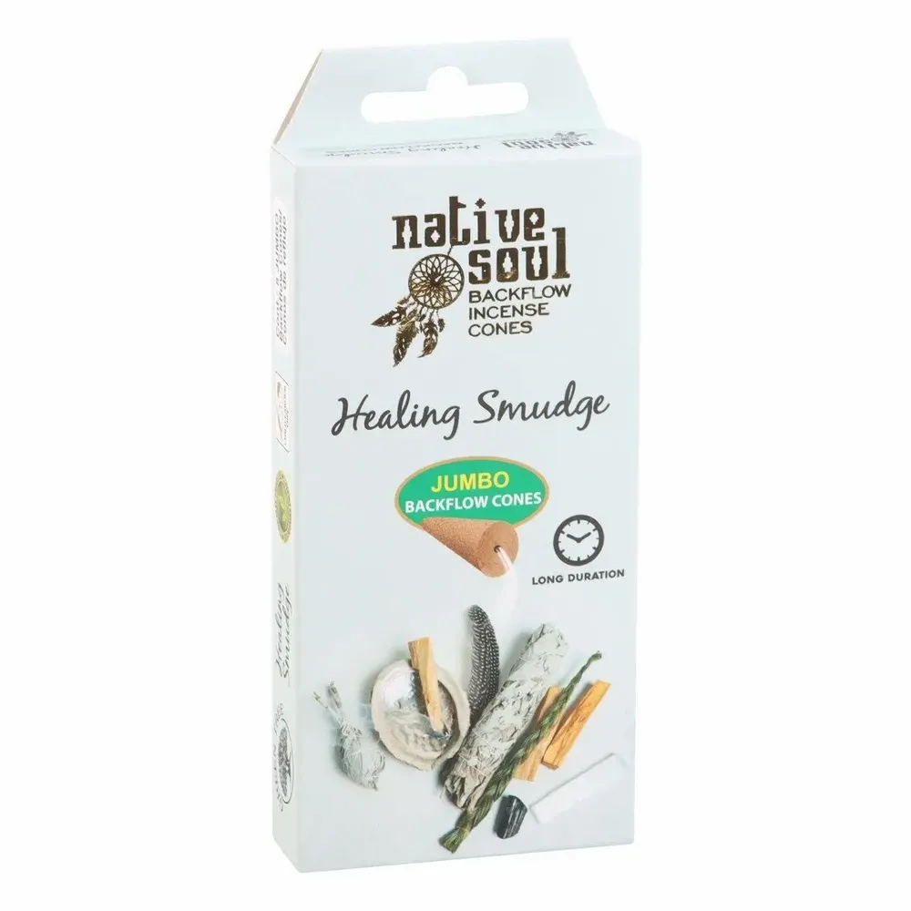 Scents - Native Soul Jumbo Backflow Cones Healing Smudge - SOMETHING DIFFERENT WHOLESALE