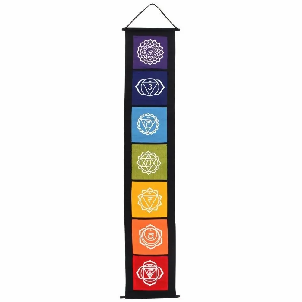 Guirlandes et boules de Noël - Bannière du symbole des chakras - SOMETHING DIFFERENT WHOLESALE