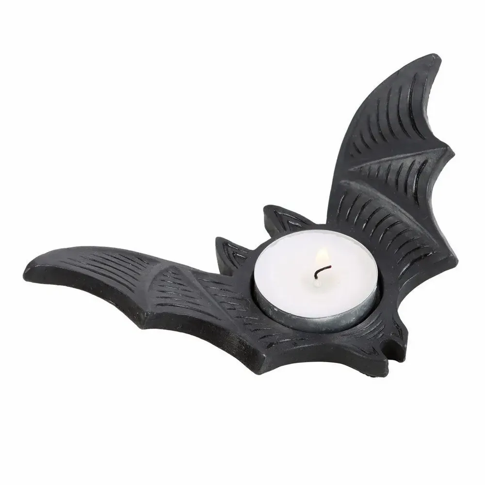 Bougeoirs et photophores  - Porte-bougie chauffe-plat chauve-souris - SOMETHING DIFFERENT WHOLESALE