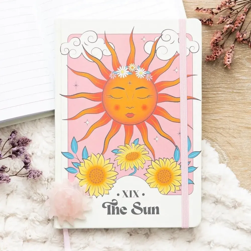Stationery - The Sun Celestial A5 Notebook - SOMETHING DIFFERENT WHOLESALE