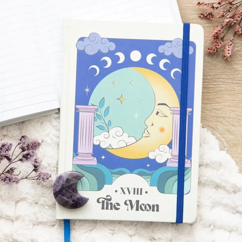 Stationery - The Moon Celestial A5 Notebook - SOMETHING DIFFERENT WHOLESALE