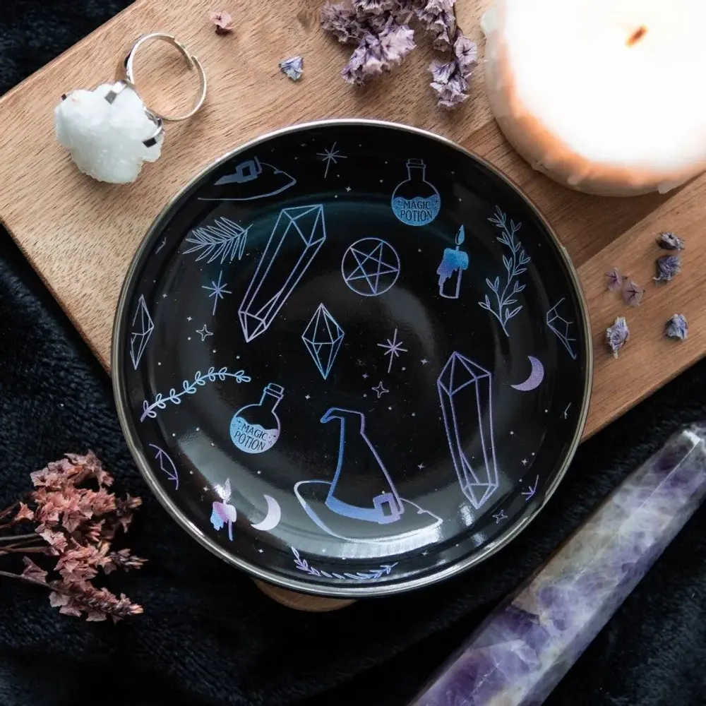 Jewelry - Crystal Witch Trinket Dish - SOMETHING DIFFERENT WHOLESALE