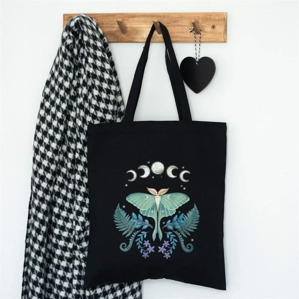Sacs et cartables - Sac fourre-tout Luna Moth en polycoton - SOMETHING DIFFERENT WHOLESALE