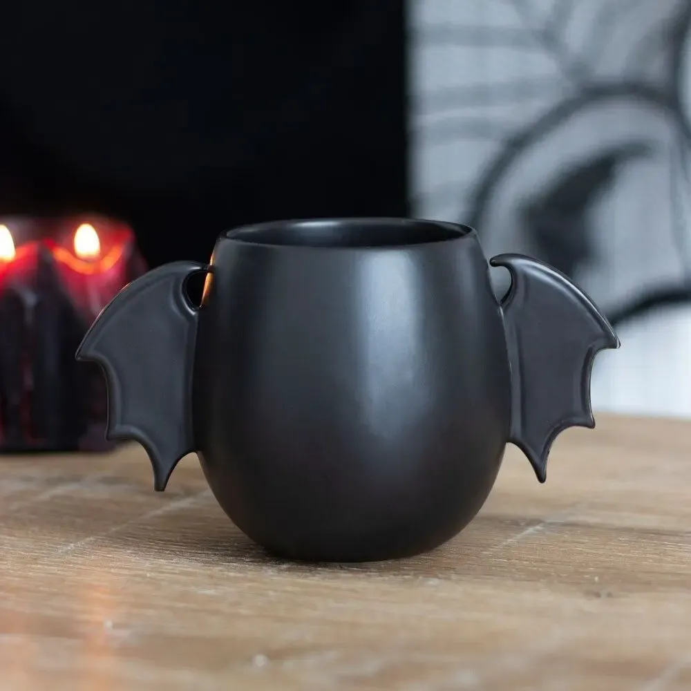 Mugs - Bat Wing Rounded Mug - SOMETHING DIFFERENT WHOLESALE