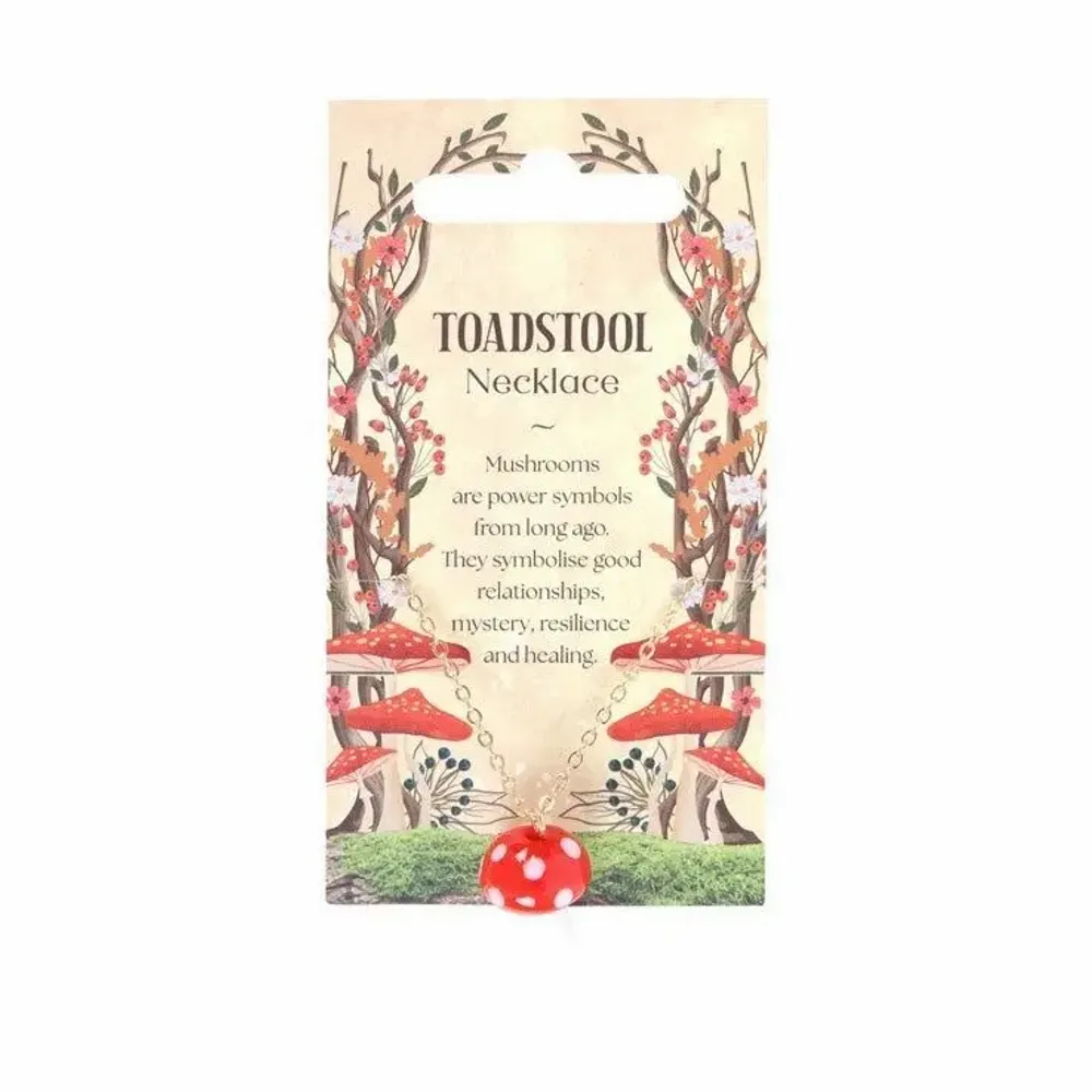 Jewelry - Toadstool Charm Necklace - SOMETHING DIFFERENT WHOLESALE