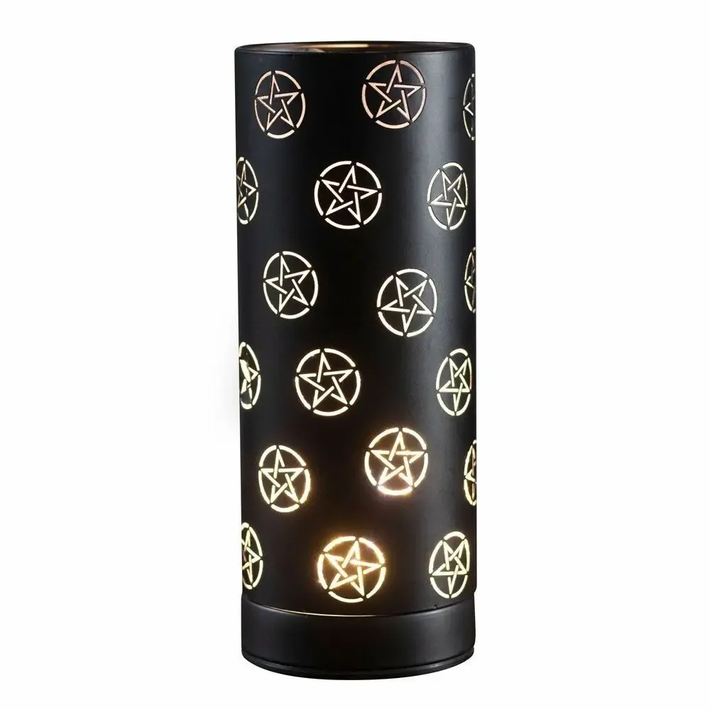 Table lamps - Black Pentagram Aroma Lamp - SOMETHING DIFFERENT WHOLESALE