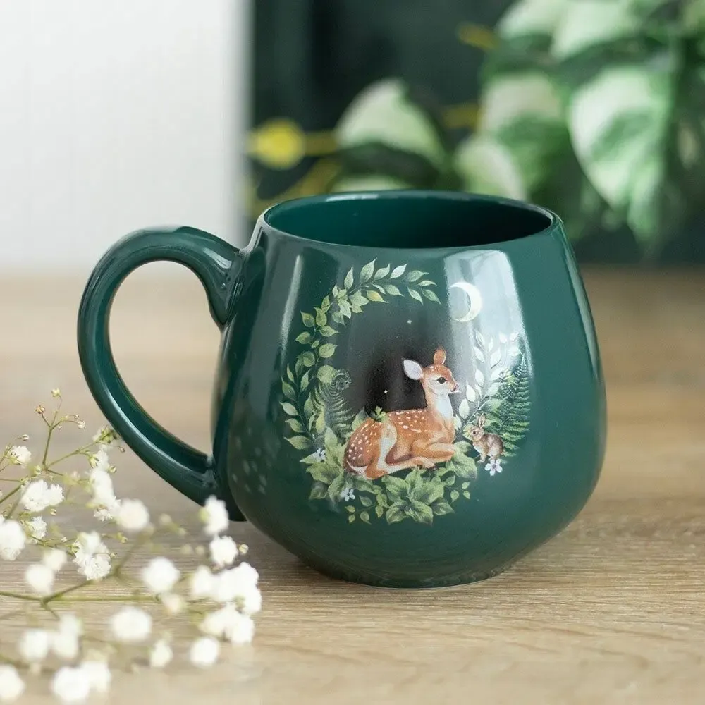 Tasses et mugs - Mug rond Green Fawn - SOMETHING DIFFERENT WHOLESALE