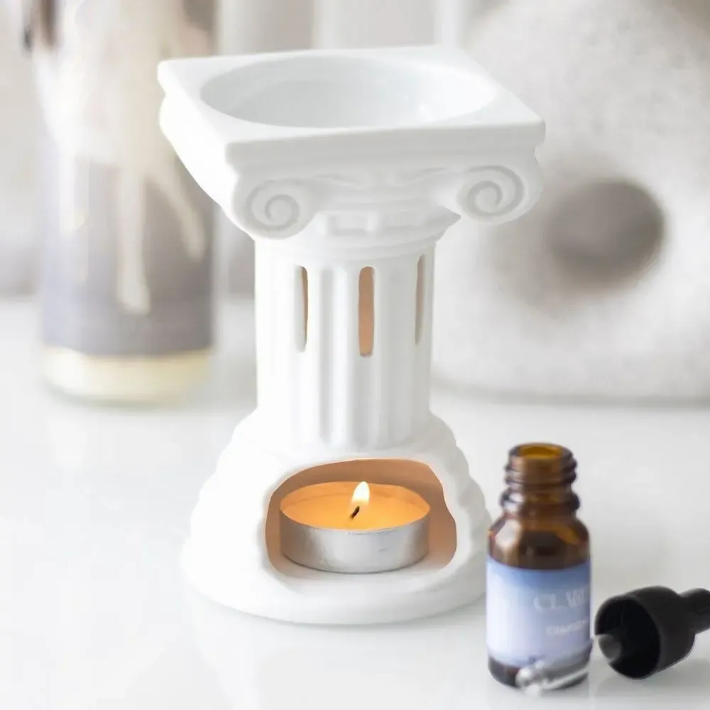 Scents - Greek Column Oil Burner and Wax Warmer - SOMETHING DIFFERENT WHOLESALE
