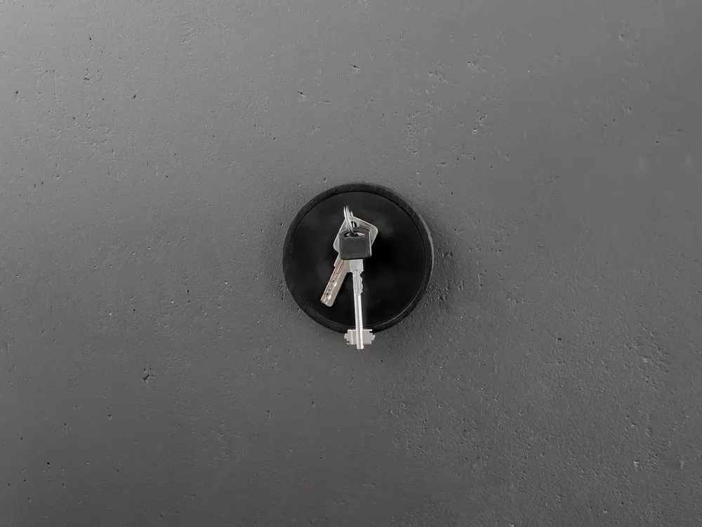 Range-tout - NORDIC LITTLE Vide-poches Magnétique – Bois Massif & Cuir - WOOD MOOD | :DODOMOOM