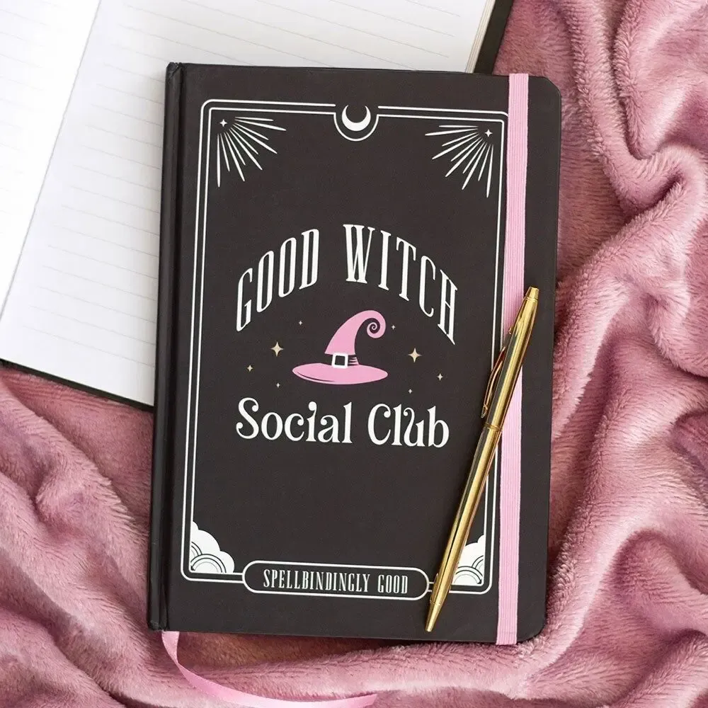 Stationery - Good Witch Social Club A5 Notebook - SOMETHING DIFFERENT WHOLESALE