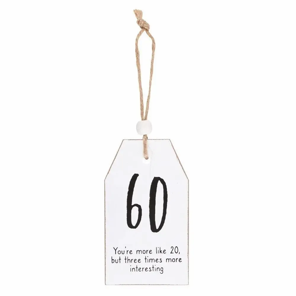 Panels - 60 Milestone Birthday Hanging Sentiment Sign - SOMETHING DIFFERENT WHOLESALE