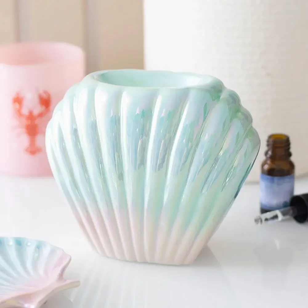 Scents - Iridescent Shell Oil Burner - SOMETHING DIFFERENT WHOLESALE