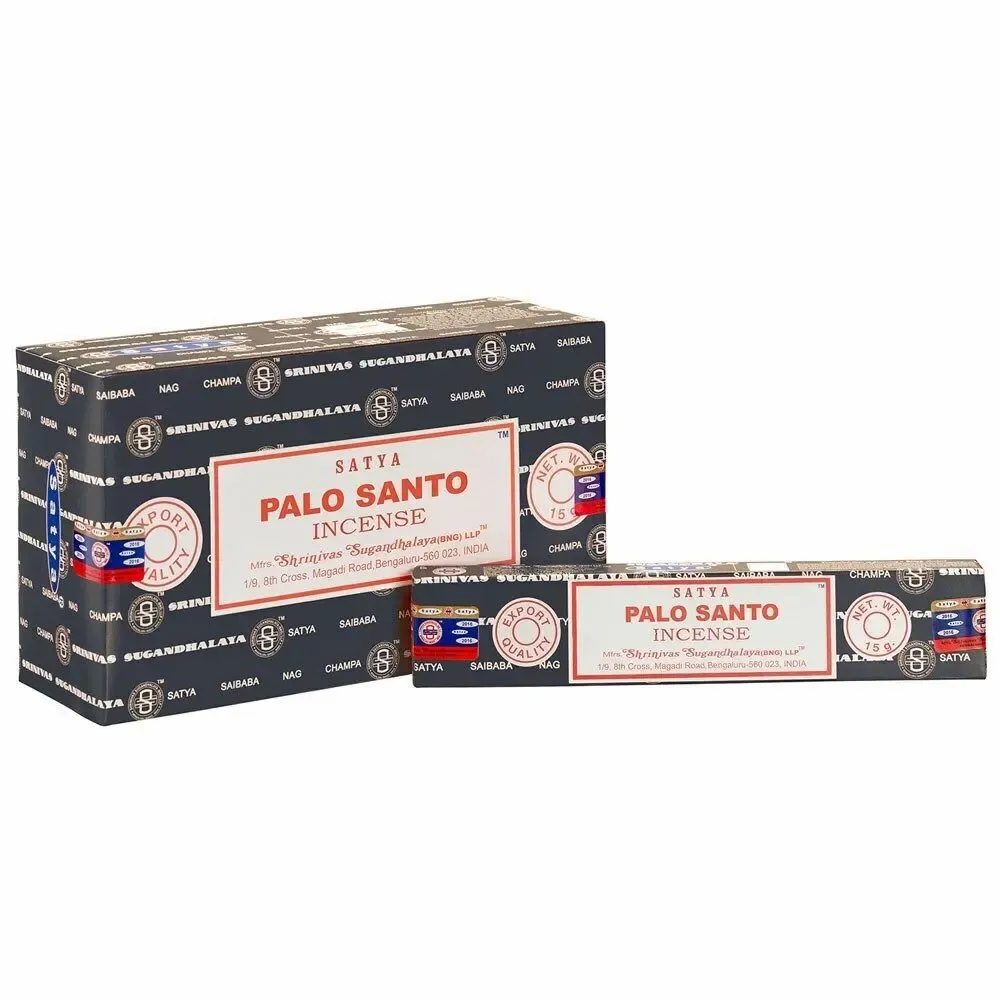 Home fragrances - Set of 12 Palo Santo Incense Sticks by Satya (12/50) - SOMETHING DIFFERENT WHOLESALE