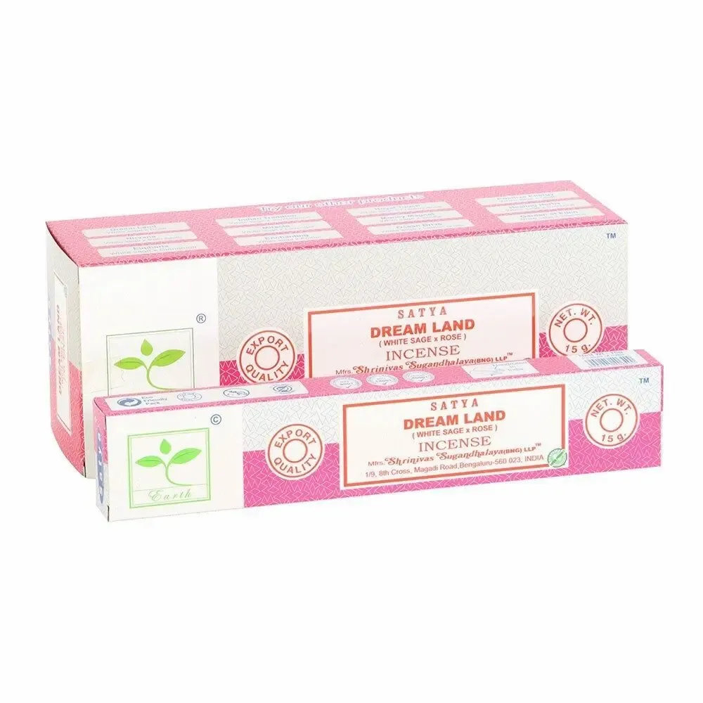 Home fragrances - Set of 6 Earth Satya Dream Land Incense (12/50) - SOMETHING DIFFERENT WHOLESALE