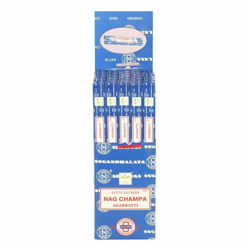 Home fragrances - Set of 25 Nag Champa 10g Incense (12/50) - SOMETHING DIFFERENT WHOLESALE