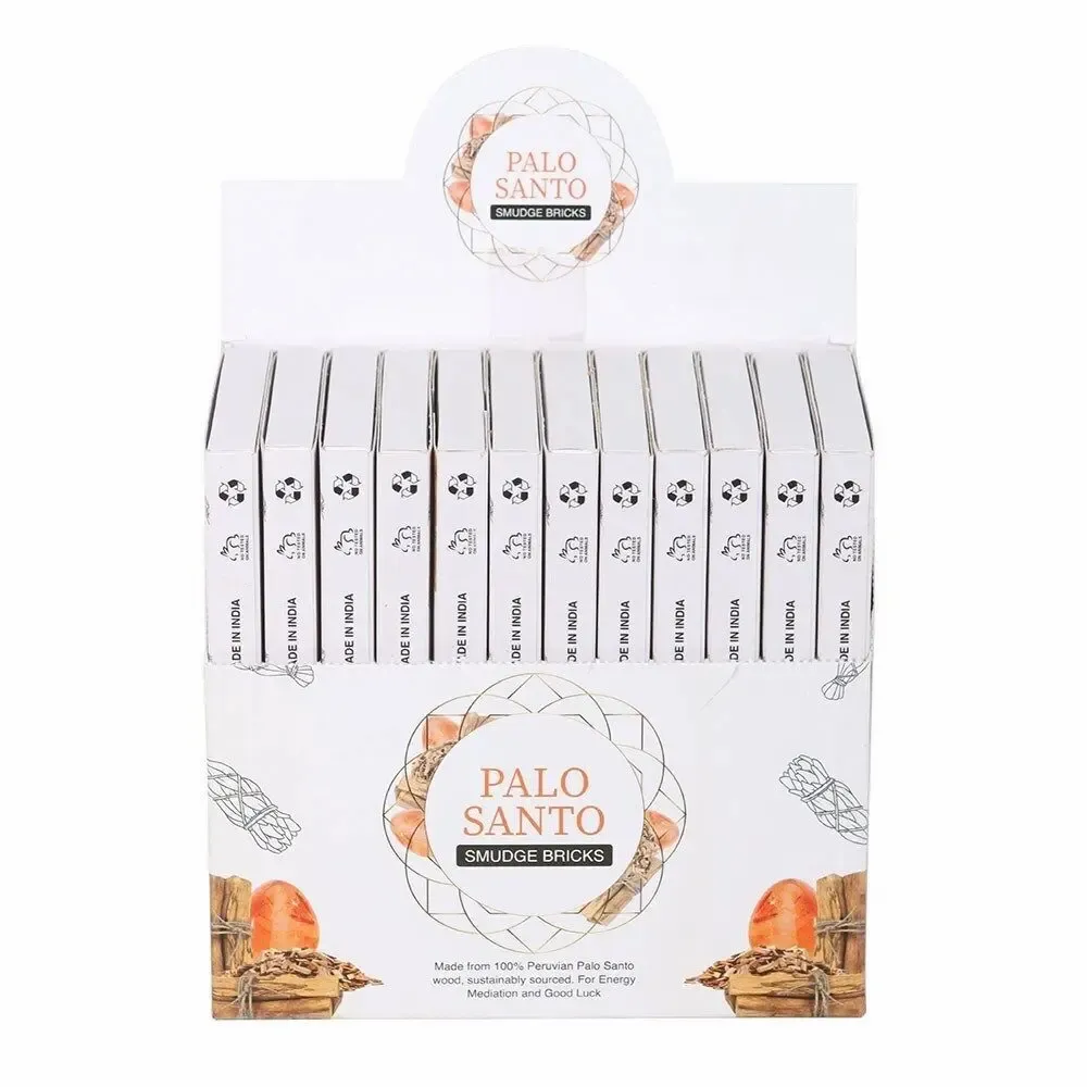 Senteurs - Briques de purification Palo Santo Green Tree avec support - SOMETHING DIFFERENT WHOLESALE