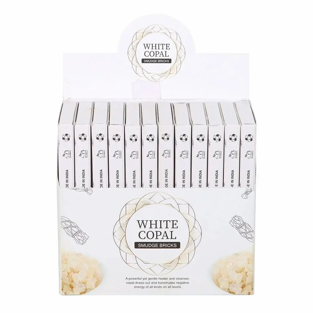 Scents - Green Tree Copal Smudge Bricks with Holder - SOMETHING DIFFERENT WHOLESALE