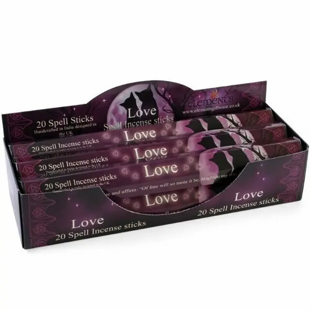 Parfums d'intérieur - Lot de 6 sachets d'encens pour sortilège d'amour de Lisa Parker - SOMETHING DIFFERENT WHOLESALE