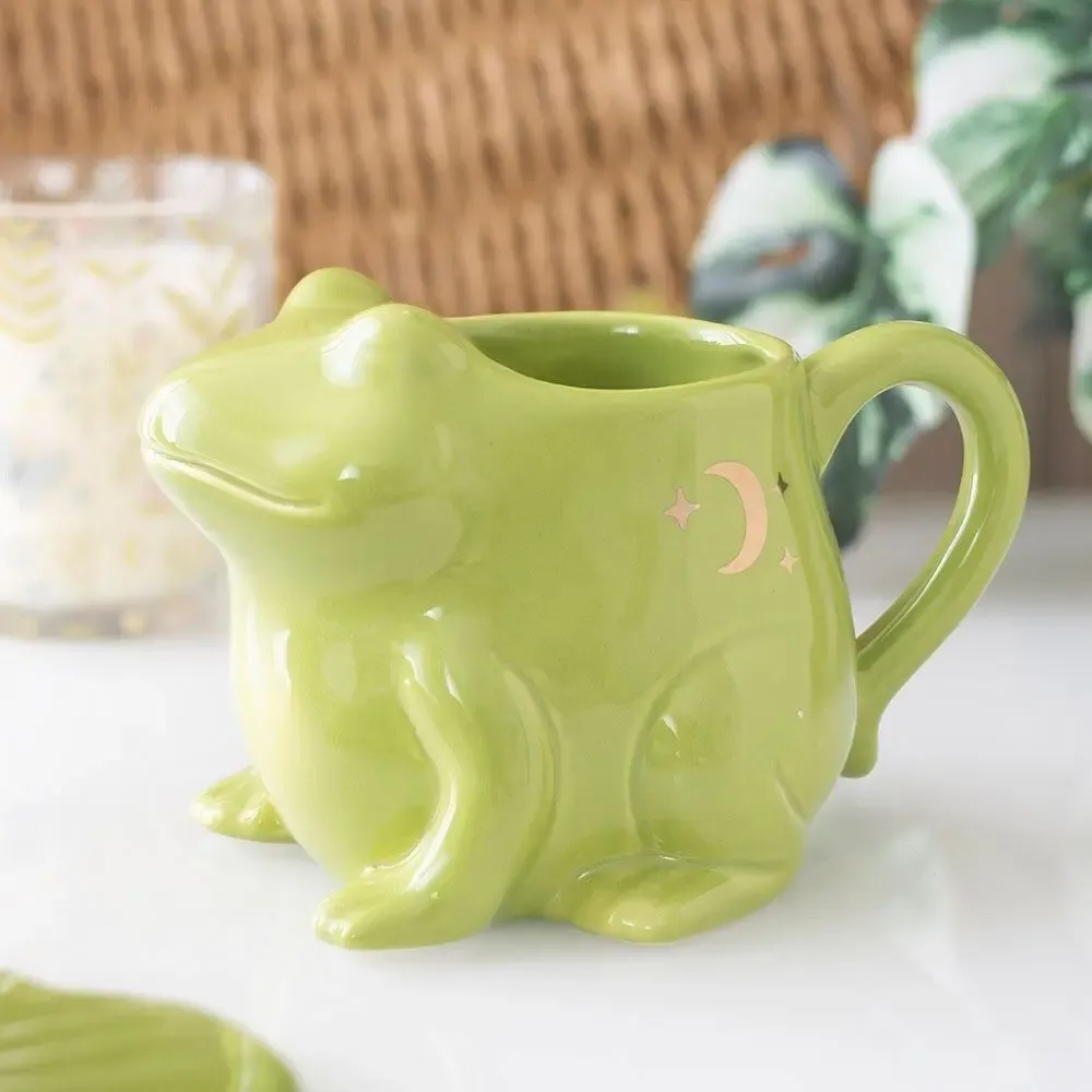 Mugs - Luna Frog Shaped Mug - SOMETHING DIFFERENT WHOLESALE