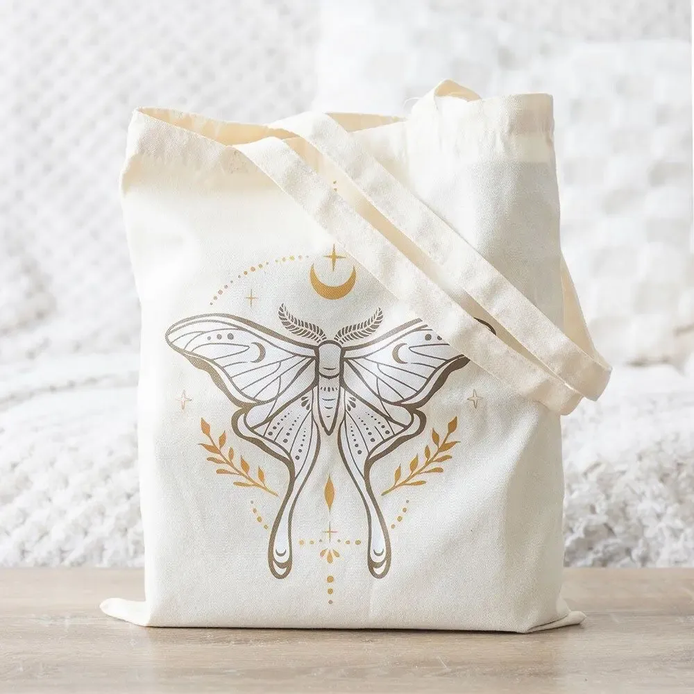 Sacs et cartables - Sac fourre-tout en polycoton Light Luna Moth - SOMETHING DIFFERENT WHOLESALE