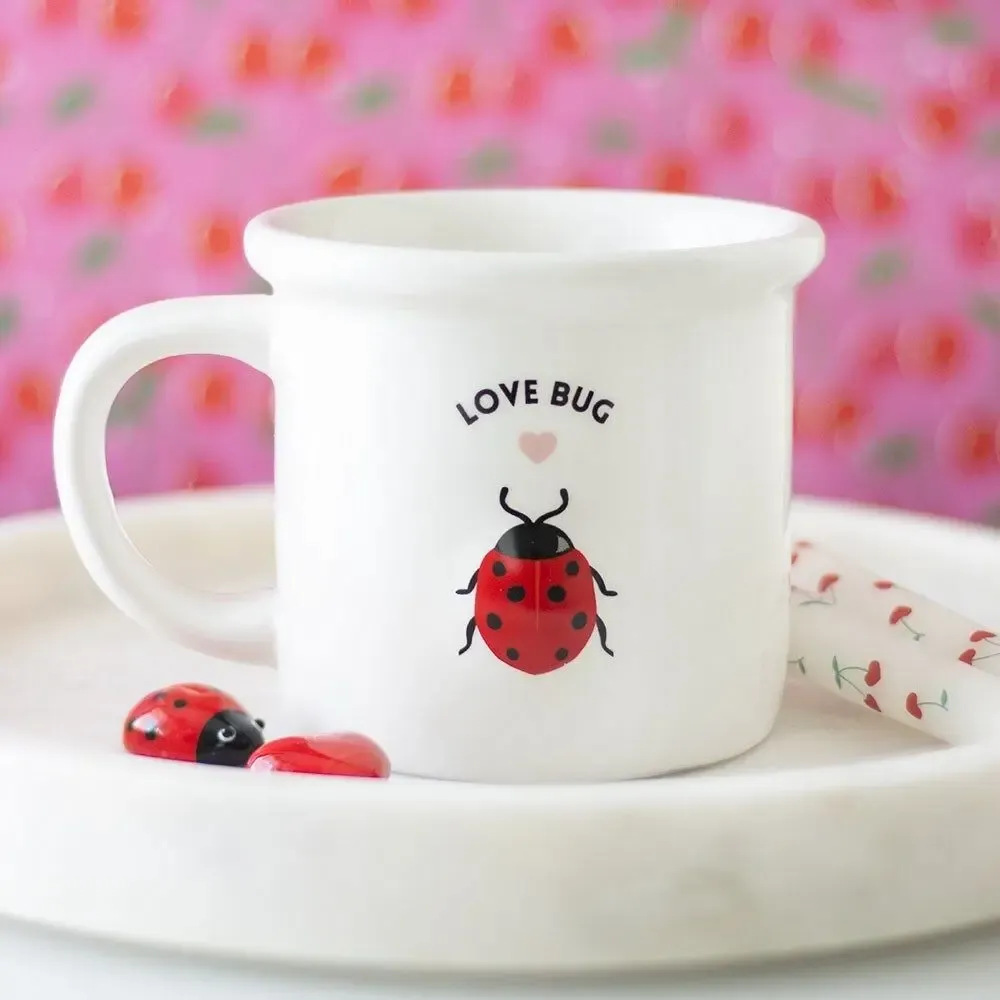 Tasses et mugs - Mug « Coccinelle » avec coccinelle 3D - SOMETHING DIFFERENT WHOLESALE