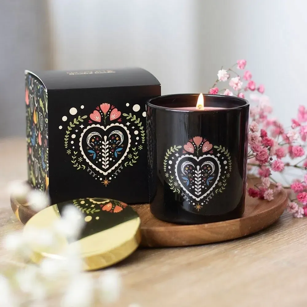Candles - Midnight Bloom Black French Tulip Scented Candle - SOMETHING DIFFERENT WHOLESALE