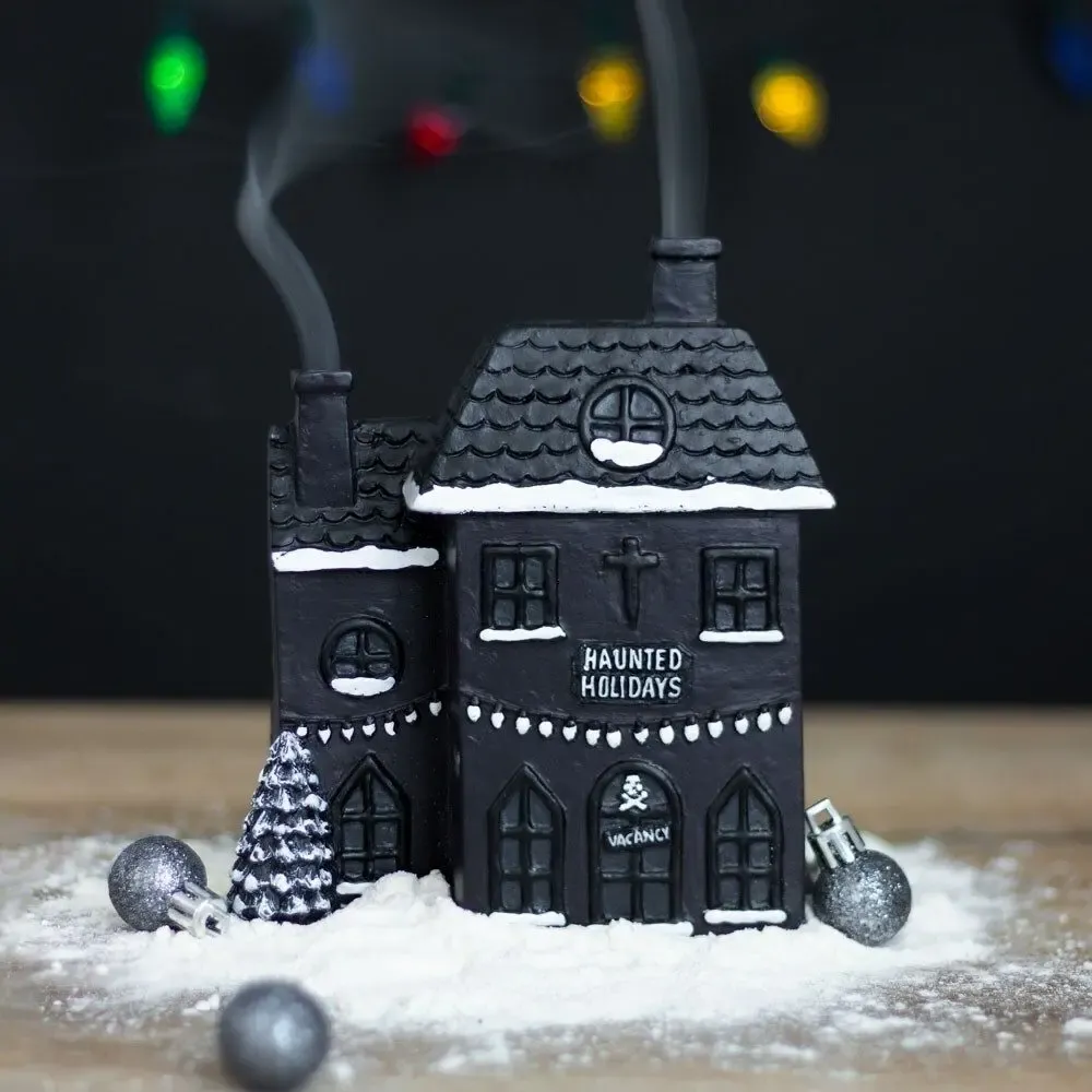 Scents - Haunted Holiday House Incense Cone Burner - SOMETHING DIFFERENT WHOLESALE