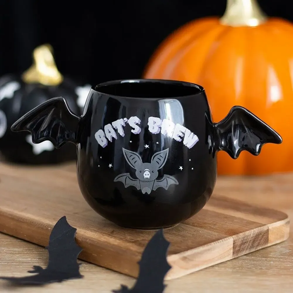 Mugs - Bat's Brew Bat Wing Mug - SOMETHING DIFFERENT WHOLESALE