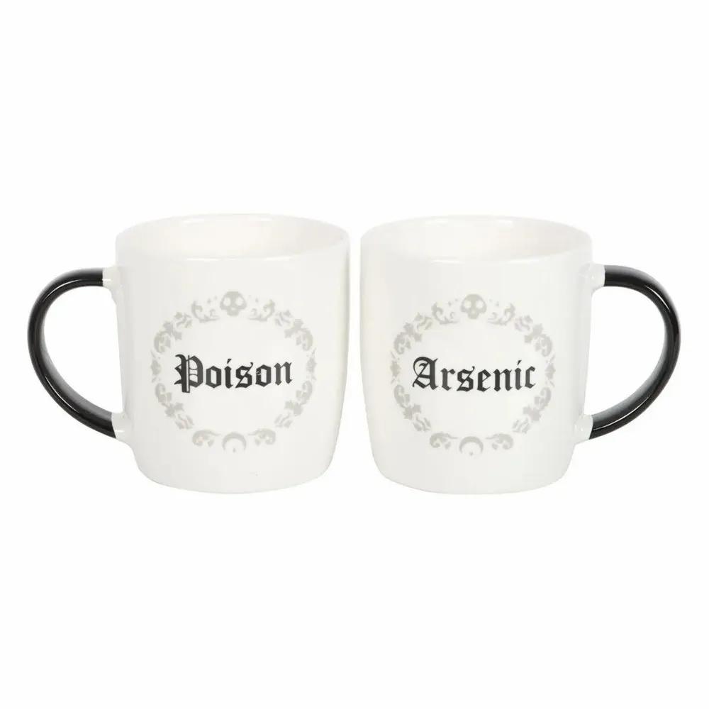 Tasses et mugs - Ensemble de tasses pour couples Poison et Arsenic - SOMETHING DIFFERENT WHOLESALE
