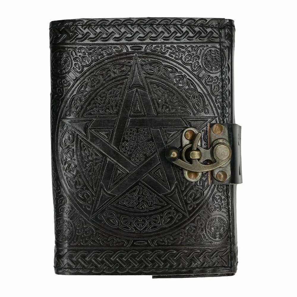 Papeterie - Journal en cuir Pentagram - SOMETHING DIFFERENT WHOLESALE