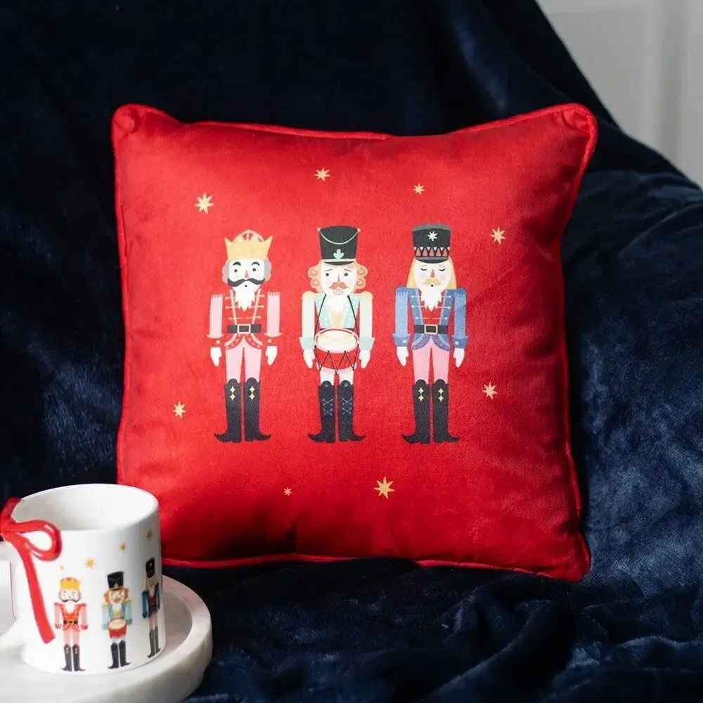 Cushions - Square Nutcracker Cushion - SOMETHING DIFFERENT WHOLESALE