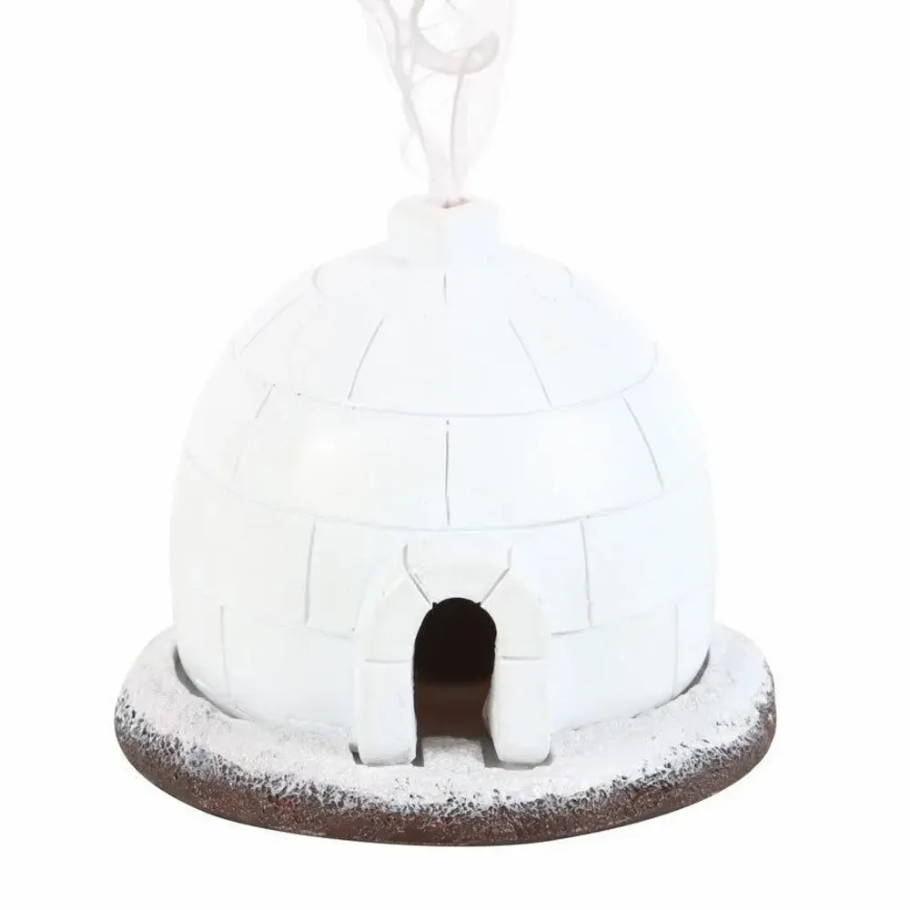Senteurs - Brûleur d'encens conique Igloo d'hiver - SOMETHING DIFFERENT WHOLESALE