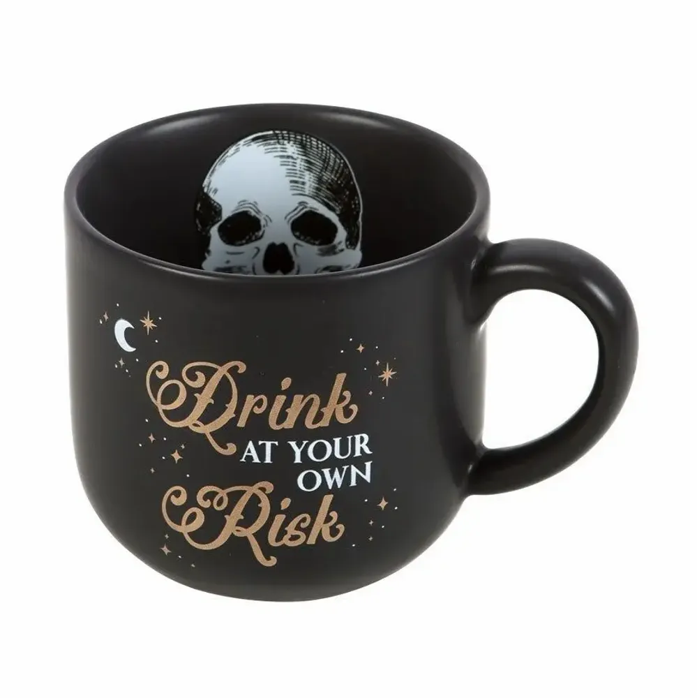Mugs - Drink At Your Own Risk Mug - SOMETHING DIFFERENT WHOLESALE