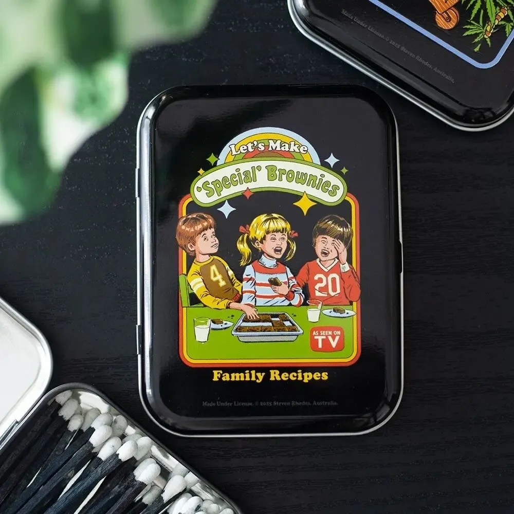 Storage boxes - Let's Make Brownies Stash Tin by Steven Rhodes - SOMETHING DIFFERENT WHOLESALE