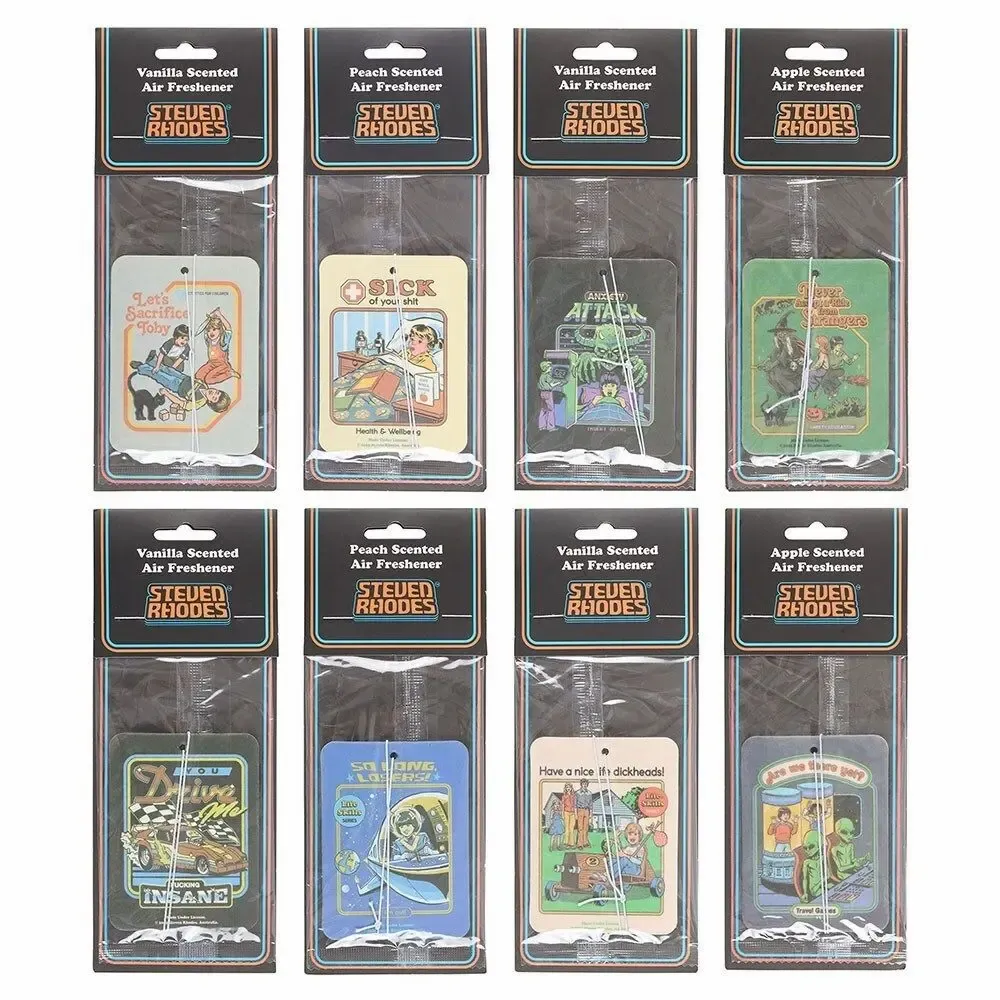 Home fragrances - Set of 8 Air Fresheners by Steven Rhodes - SOMETHING DIFFERENT WHOLESALE