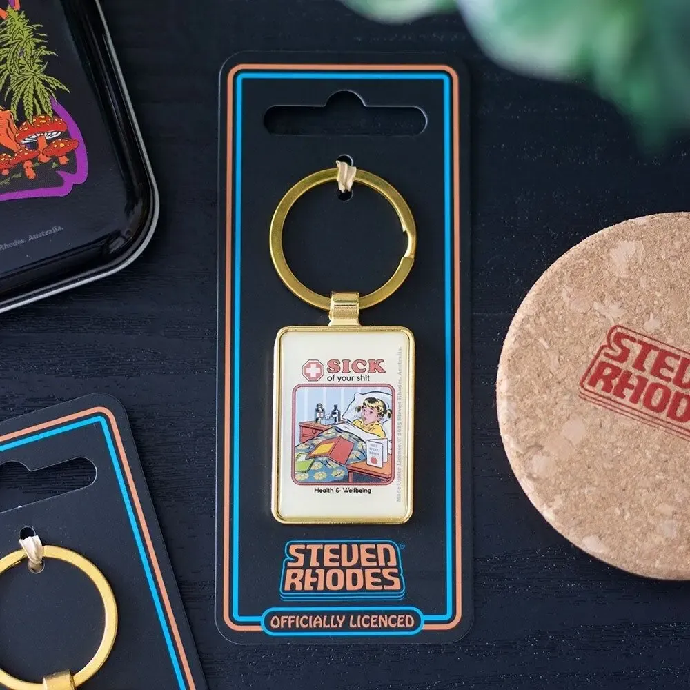 Objets de décoration - Porte-clés « Marre de tes conneries » par Steven Rhodes - SOMETHING DIFFERENT WHOLESALE