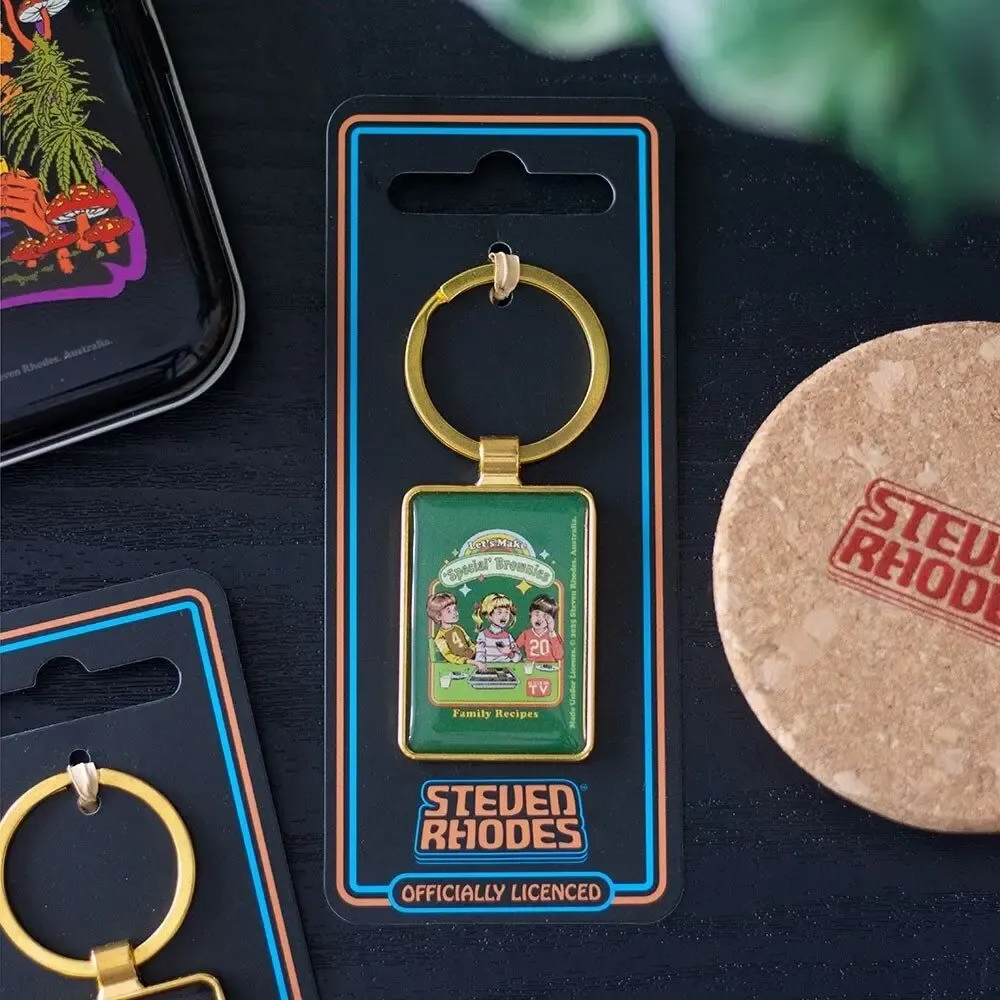 Objets de décoration - Porte-clés « Faisons des brownies » par Steven Rhodes - SOMETHING DIFFERENT WHOLESALE