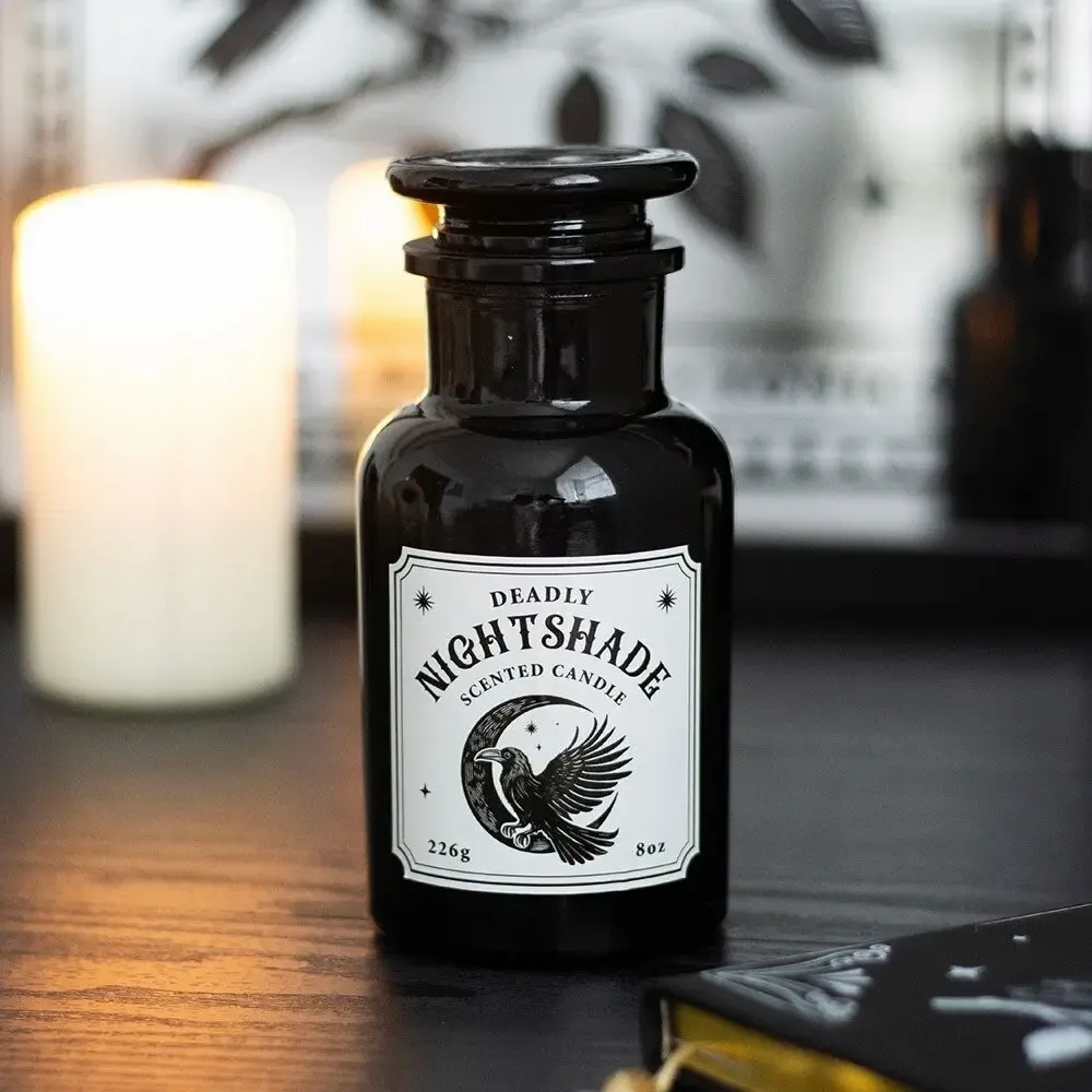 Bougies - Bougie d'apothicaire Mystic Raven à la belladone - SOMETHING DIFFERENT WHOLESALE