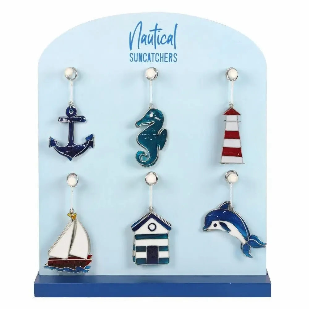 Decorative objects - Display of 24 Nautical Suncatchers - SOMETHING DIFFERENT WHOLESALE