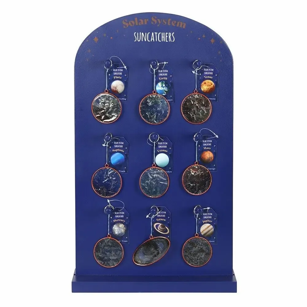 Decorative objects - Set of 36 Solar System Planet Suncatchers on Display - SOMETHING DIFFERENT WHOLESALE