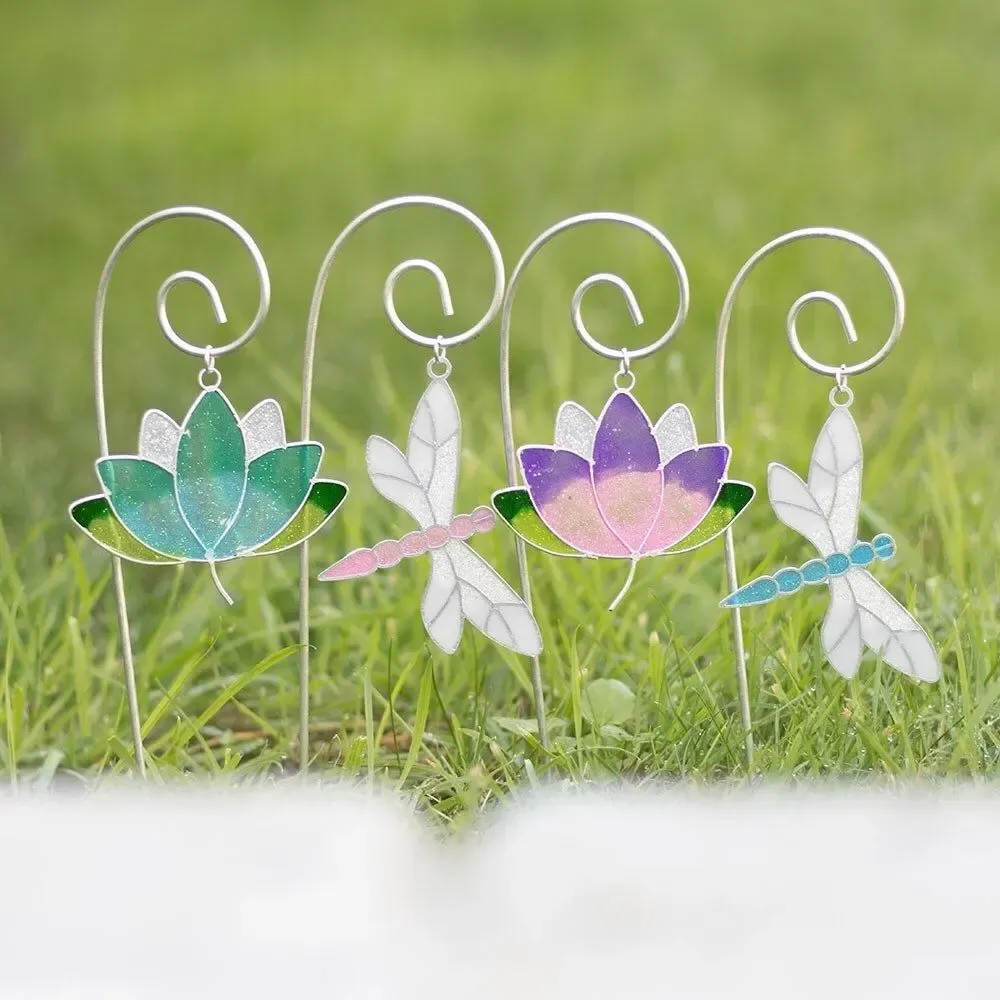 Decorative objects - Set of 12 Pond Dipping Suncatcher Stakes in Display - SOMETHING DIFFERENT WHOLESALE
