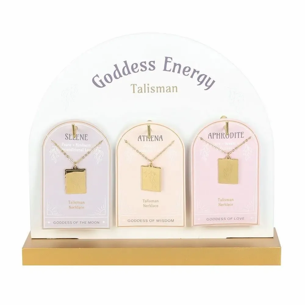 Bijoux - Ensemble de 24 colliers talismans de déesse exposés - SOMETHING DIFFERENT WHOLESALE