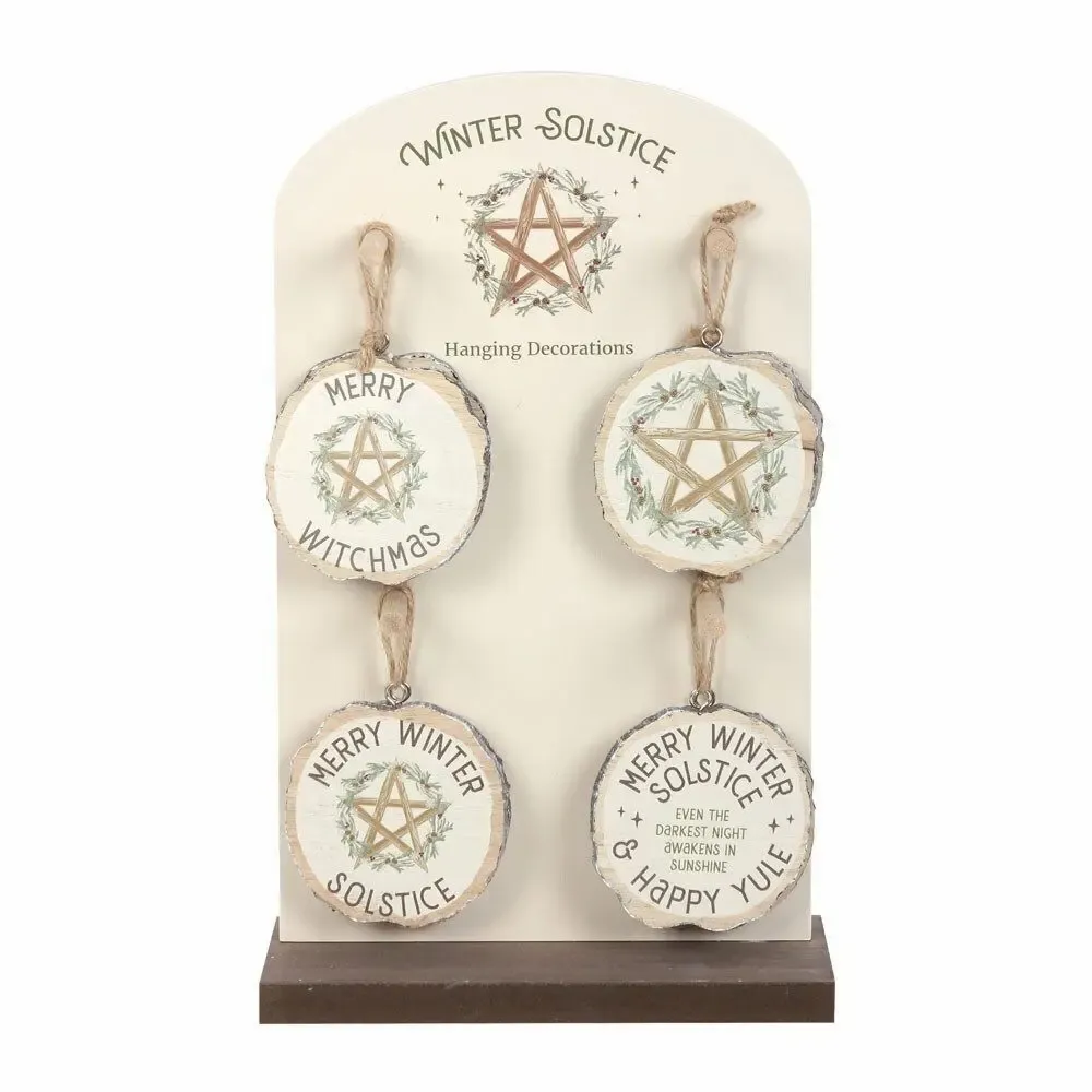 Autres décorations murales - Ensemble de 16 décorations du solstice d'hiver exposées - SOMETHING DIFFERENT WHOLESALE