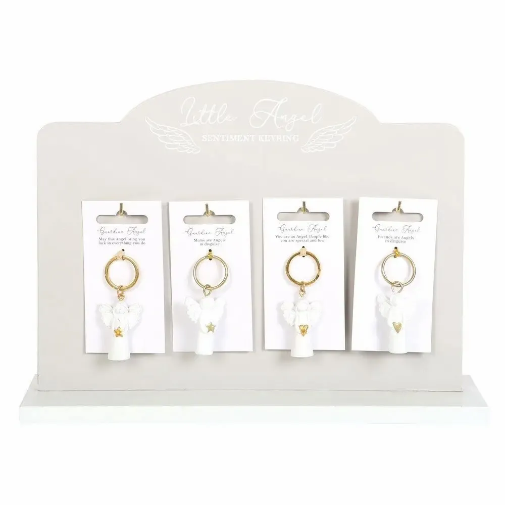 Objets de décoration - Ensemble de 24 porte-clés ange gardien exposés - SOMETHING DIFFERENT WHOLESALE