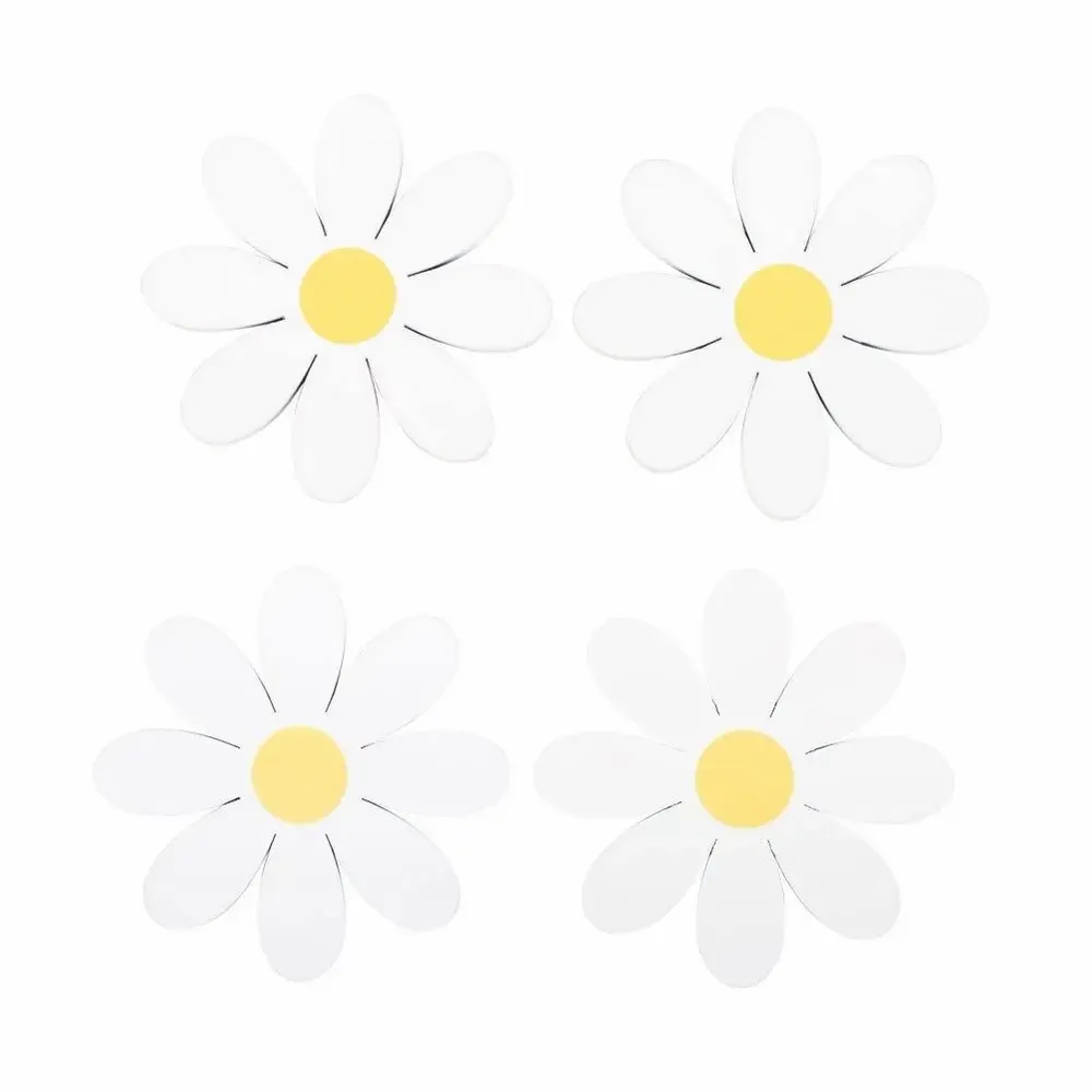 Sets de table - Ensemble de 4 sous-verres en forme de marguerite - SOMETHING DIFFERENT WHOLESALE