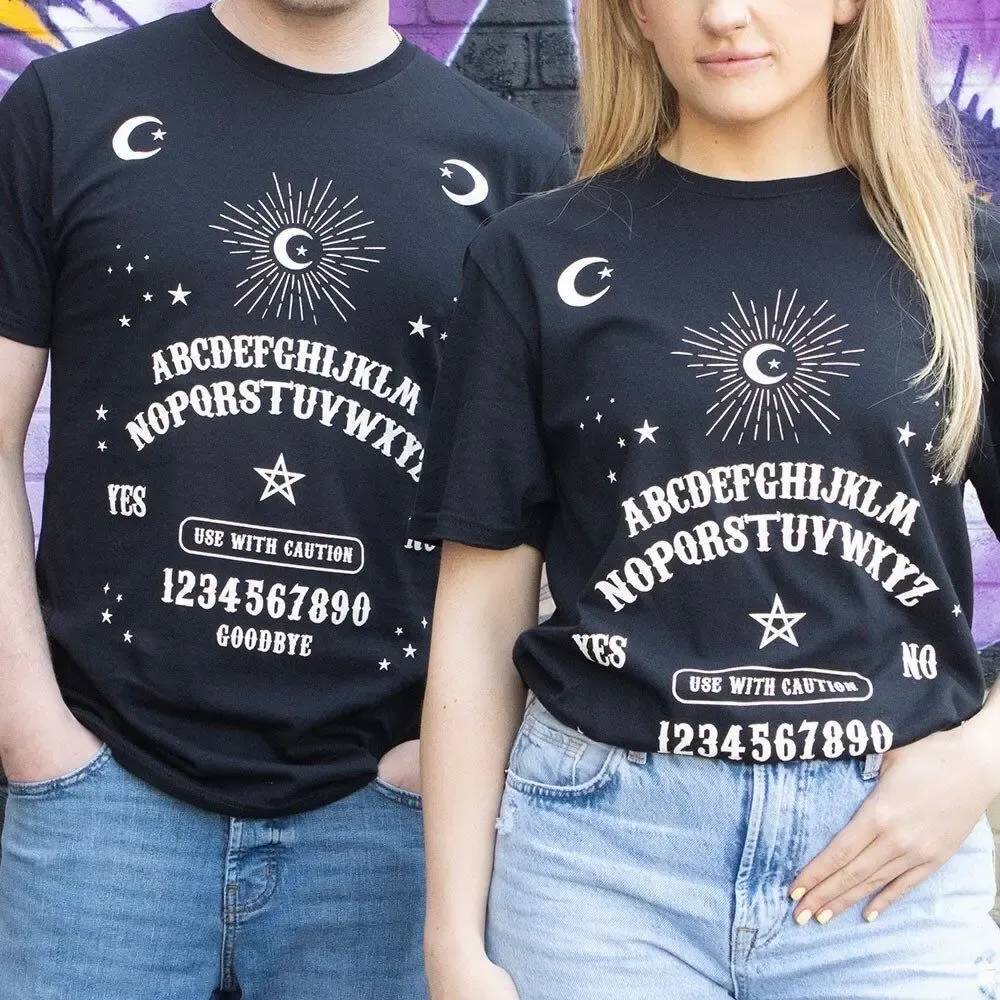 Homewear - T-shirt unisexe Black Talking Board, taille M - SOMETHING DIFFERENT WHOLESALE