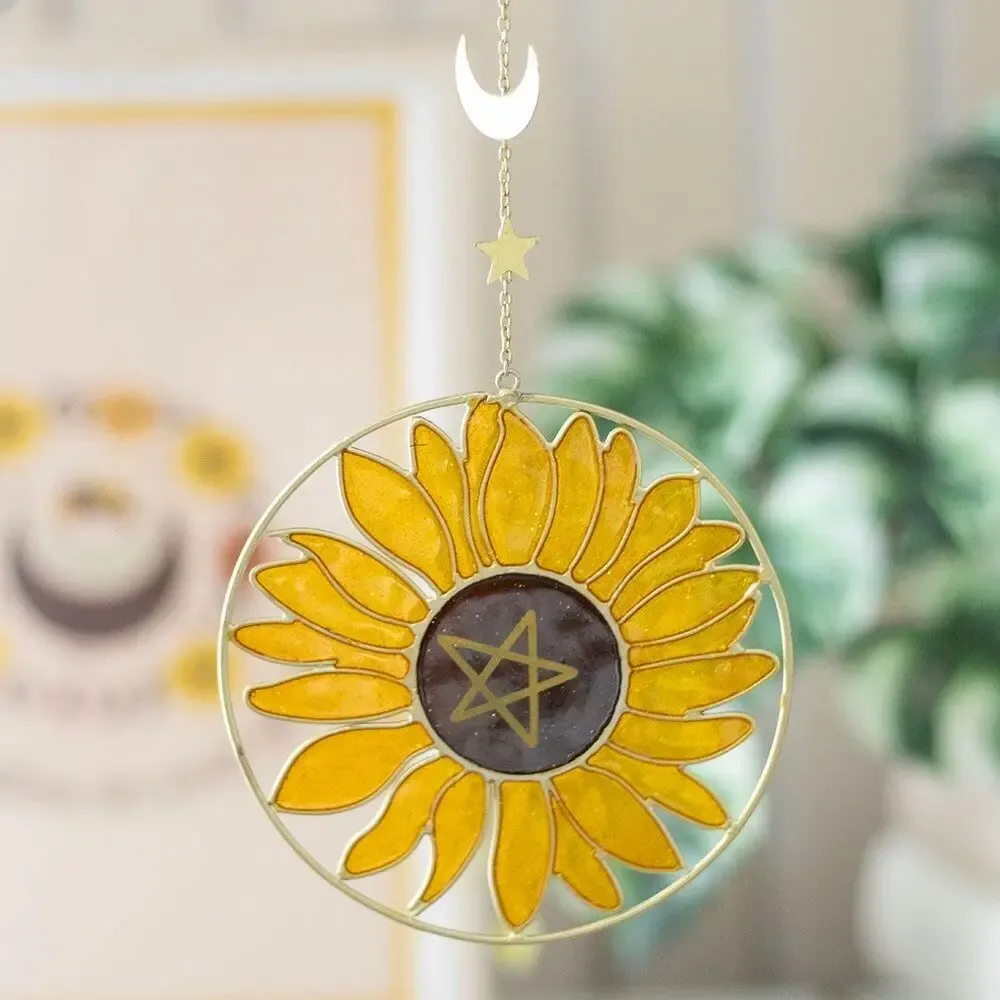 Decorative objects - Bee Radiant Sunflower Suncatcher - SOMETHING DIFFERENT WHOLESALE